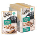 Sheba Rich Premium Adult (1+ Years) Wet Cat Food, Fish with Dry Bonito Flavour, 35 g Pouch (Pack of 12), High-moisture wet food for healthy hydration