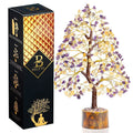 Bezavo Amethyst & Citrine Crystal Tree Feng Shui Tree of Life for Healing & Prosperity
