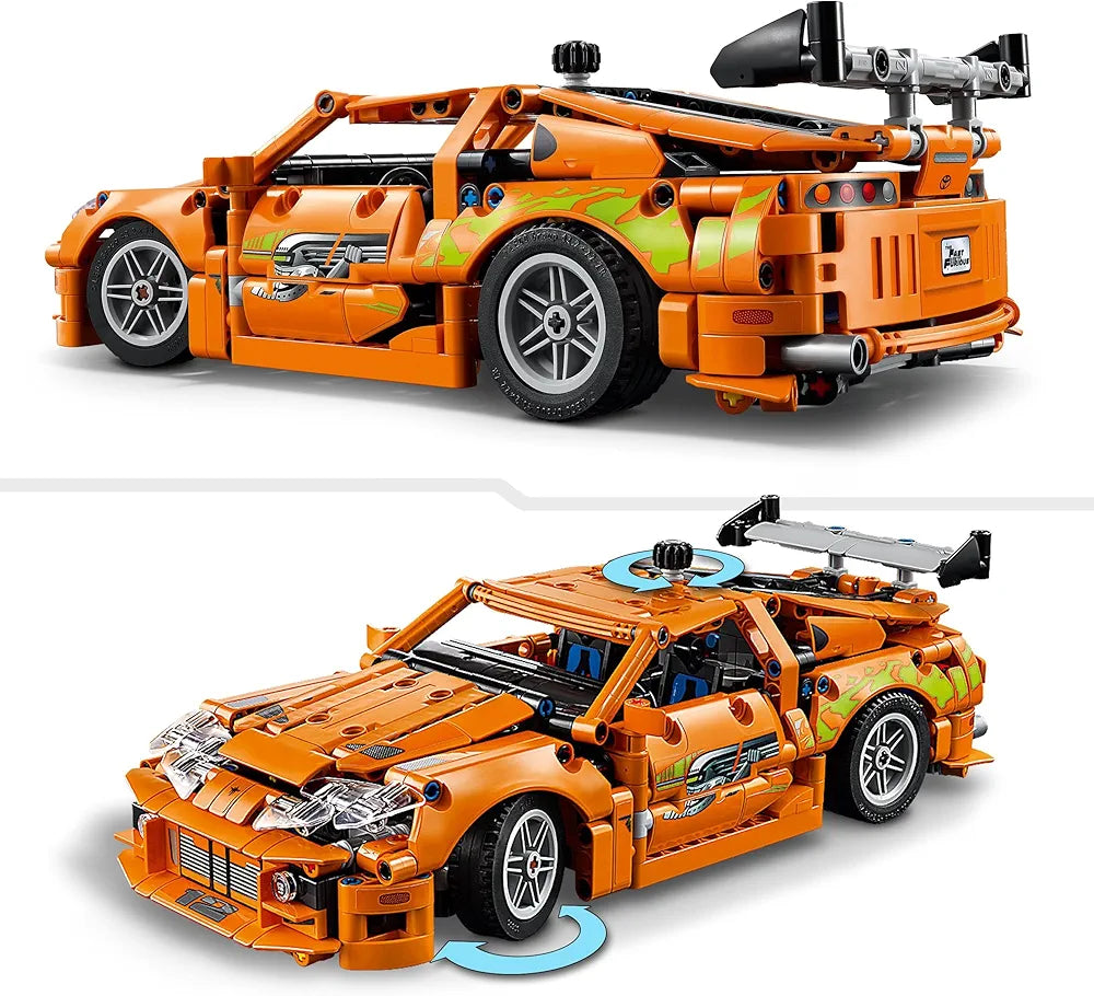 Lego Technic Fast and Furious Toyota Supra MK4 Toy Car Model Kit 42204 Building Blocks Toys for 9+ Gift for Boys and Girls