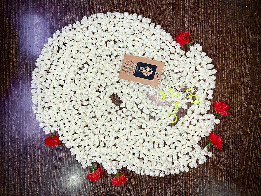Artificial Jasmine Buds  & Rose Strings Garlands Red