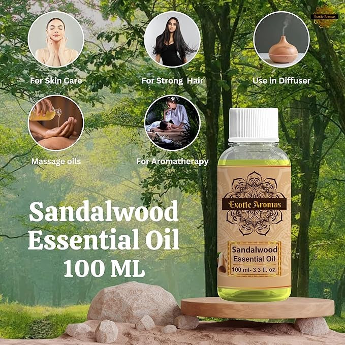 Exotic Aromas Essential Oil Sandalwood - 100 ml