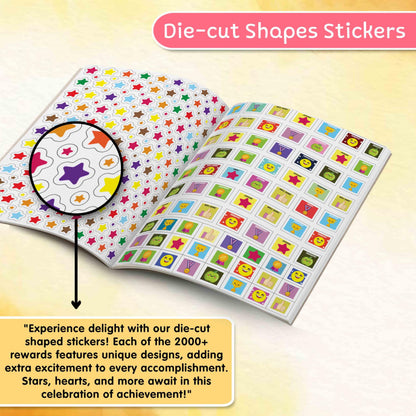 2000+ Reward Stickers: A Fun Sticker Book For Teachers And Parents - Encouraging And Celebrating Kids' Achievements With Over 2000 Stickers [Paperback]