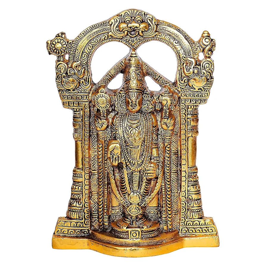 Chhariya Crafts Tirupati Balaji Sri Venkateswara Idol- 24 Cm