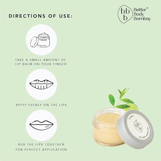Better Body Bombay Tea Tree & Kaffir Lime Lip Balm - 10 gms