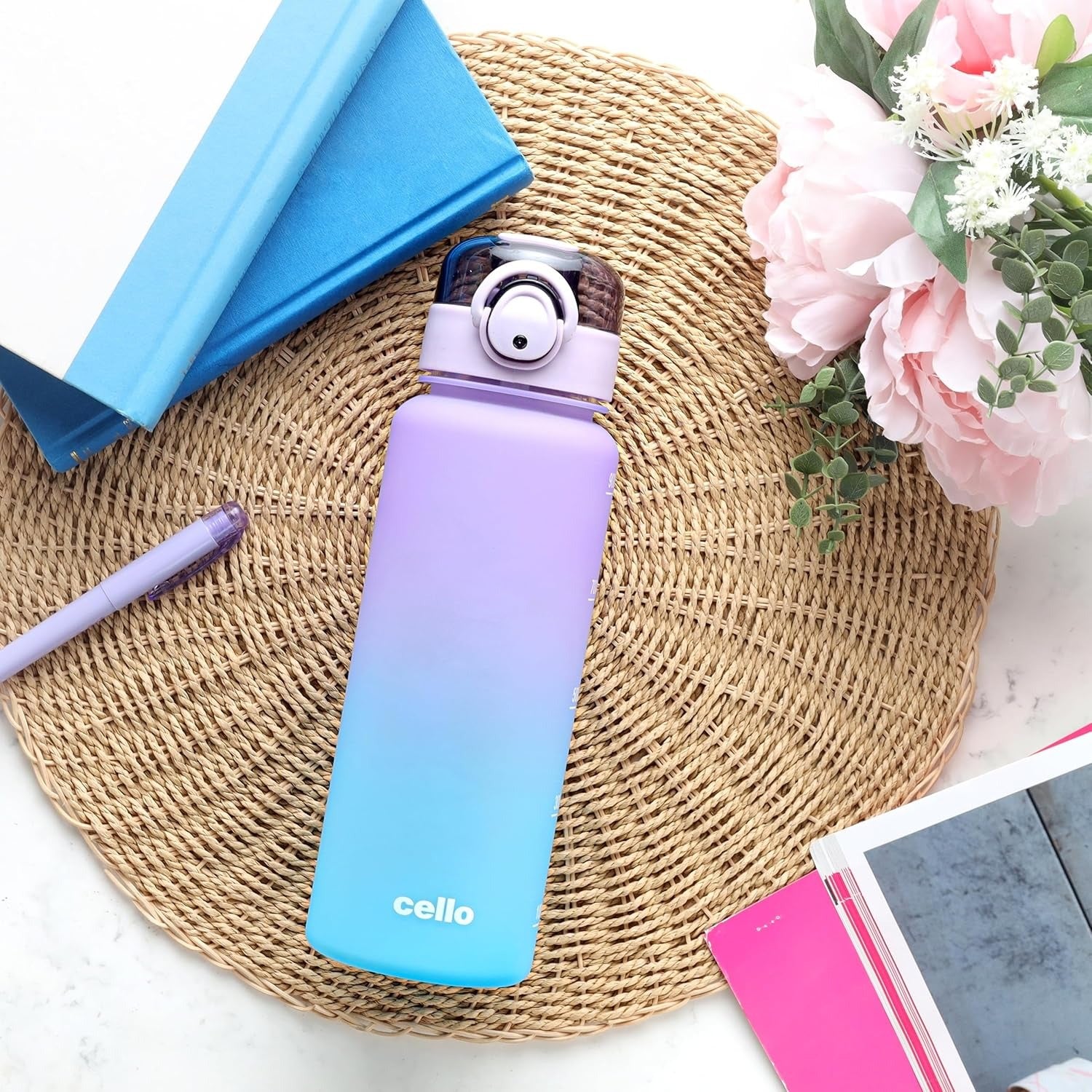 Cello Buzz Large Sipper Water Bottle Leakproof  1160ml