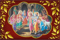 Rangoli MDF Wall Stick Decorative Panel 12x18 Wall Art P-1 Design-30