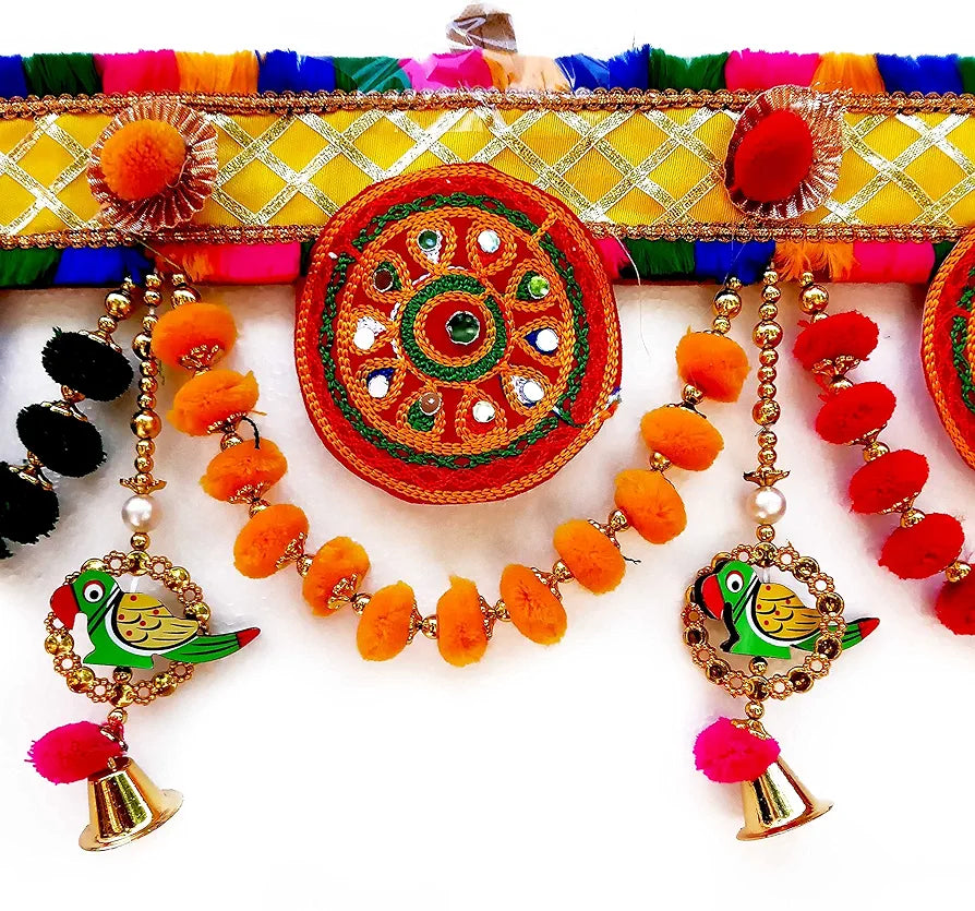 CraftVatika Toran Hanging Bandarwal 94 Cm Multicolour