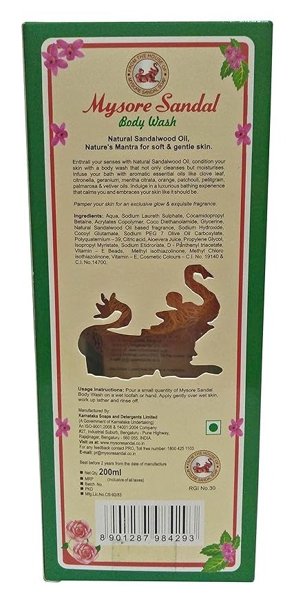 Mysore Sandal Body Wash - 200ml