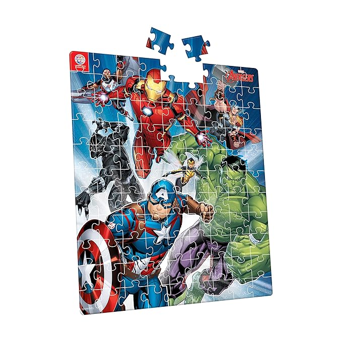 Ratna's 99 Pieces Disney & Marvel Series Jigsaw Puzzle for Kids | Puzzle | Avengers