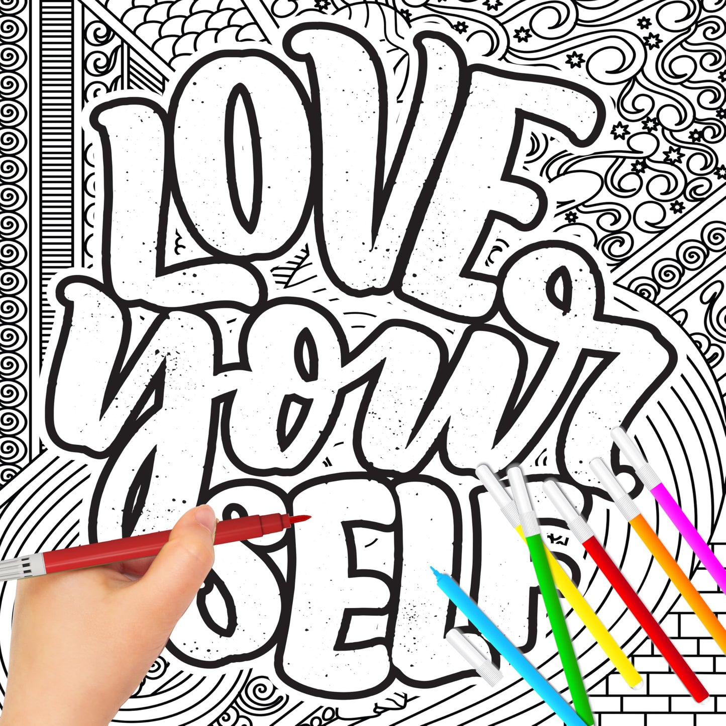 Motivation - Adult Colouring Book : Fun Colouring For Kids And Adults, Creative Coloring Book, Mindfulness Coloring Book, Relaxing Coloring Book