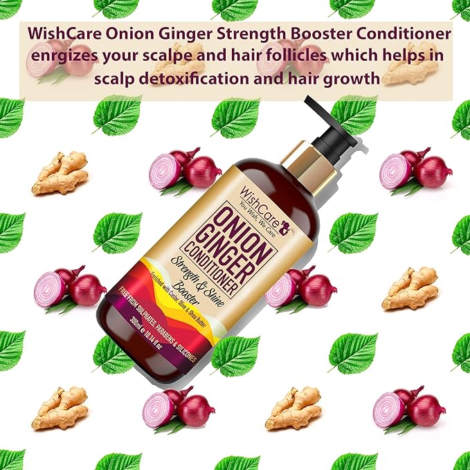 WishCare Onion Ginger Conditioner - 300 ml
