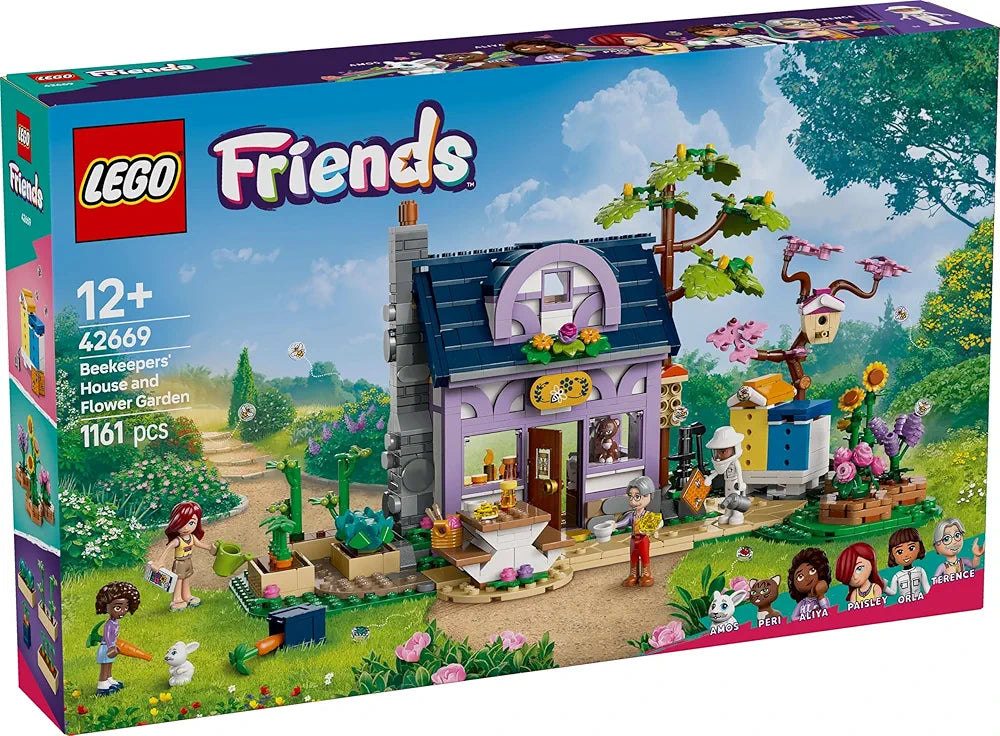Lego Friends Beekeepers’ House and Flower Garden Building Kit 42669 Building Blocks Toys for 12+ Gift for Boys and Girls