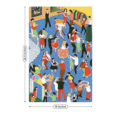 Webby Ballet Salsa Dancing Wooden Puzzle Fun & Challenging for Adult & 14+ Kids 1000 Pieces