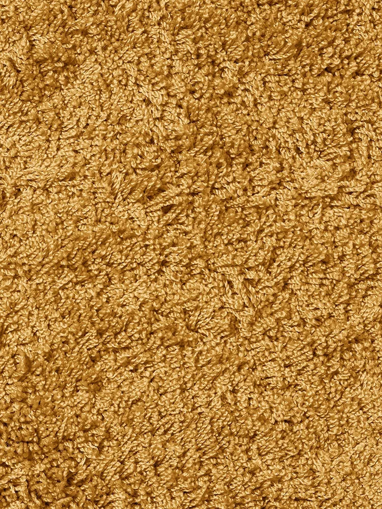 Saral Home Neon Shaggy Yarn Anti-Skid Carpet for Living Room  Colour Gold
