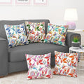 Story@Home Polyester Cushion Cover for Bedroom Living Room (Pack of 5 Pieces, Multi Color)