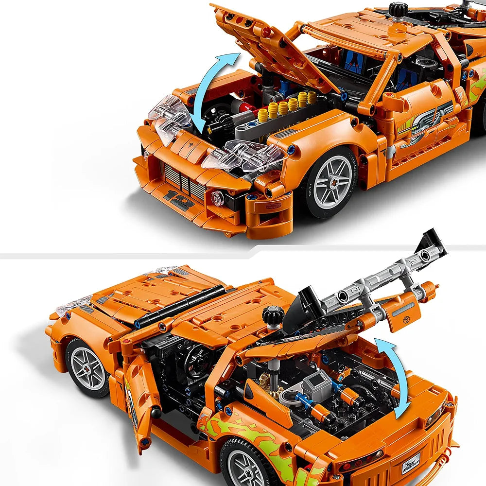 Lego Technic Fast and Furious Toyota Supra MK4 Toy Car Model Kit 42204 Building Blocks Toys for 9+ Gift for Boys and Girls