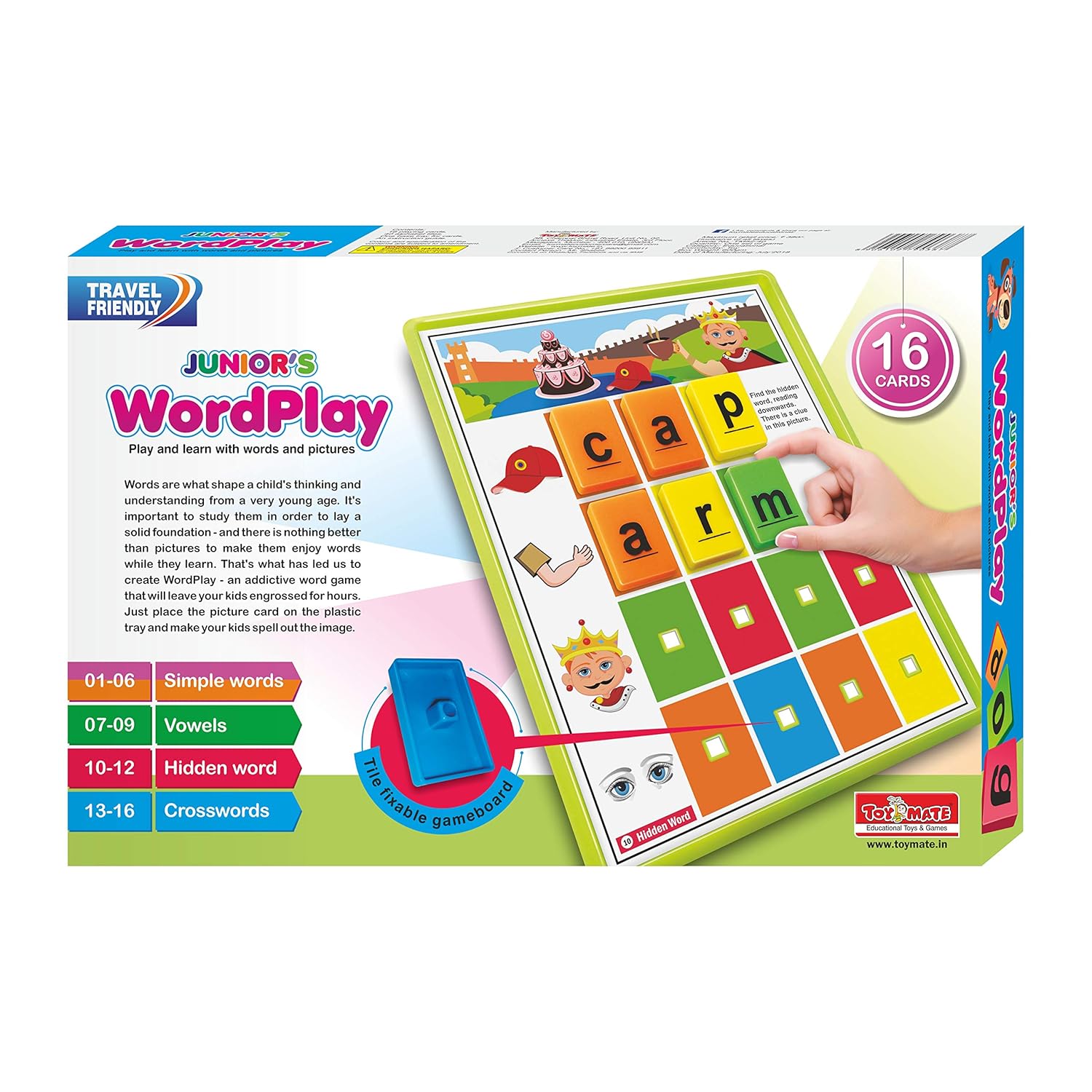 Toymate Junior’s Wordplay Educational Word Game for Kids