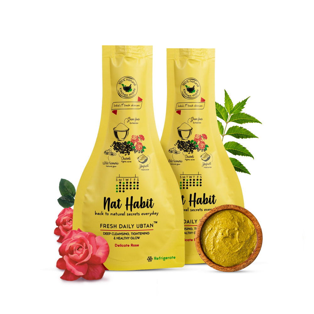 Nat Habit Delicate Rose Daily Ubtan Cleanser
