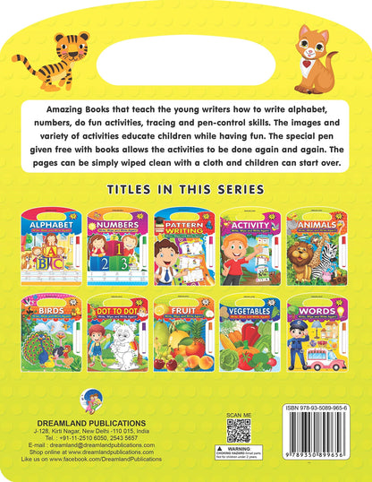 Dreamland Write and Wipe Book - Activity