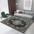 Kuber Industries 5x7 Feet Carpets Premium for Living Room Machine Washable Bedside Floor Grey & Green