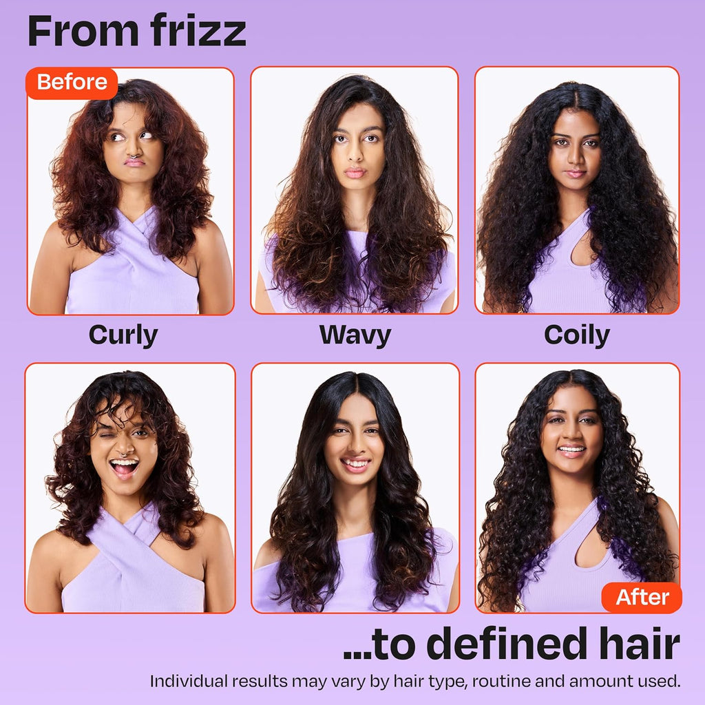 MANETAIN Curl Cream 50ml for Curly & Wavy Hair | Frizz Control, Soft Hold & Moisturizing Styling Cream | Enhances Natural Curls, Reduces Frizz | Sulfate-Free, Paraben-Free, Vegan Hair Care