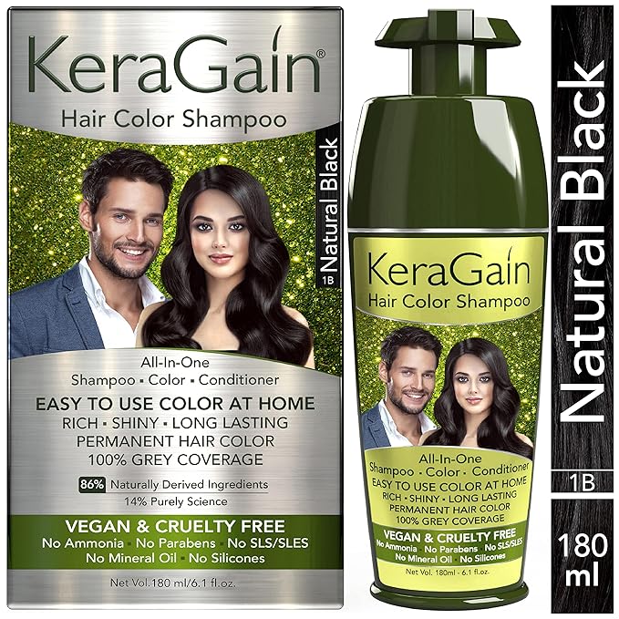 Keragain Hair Color Shampoo - 180 ml