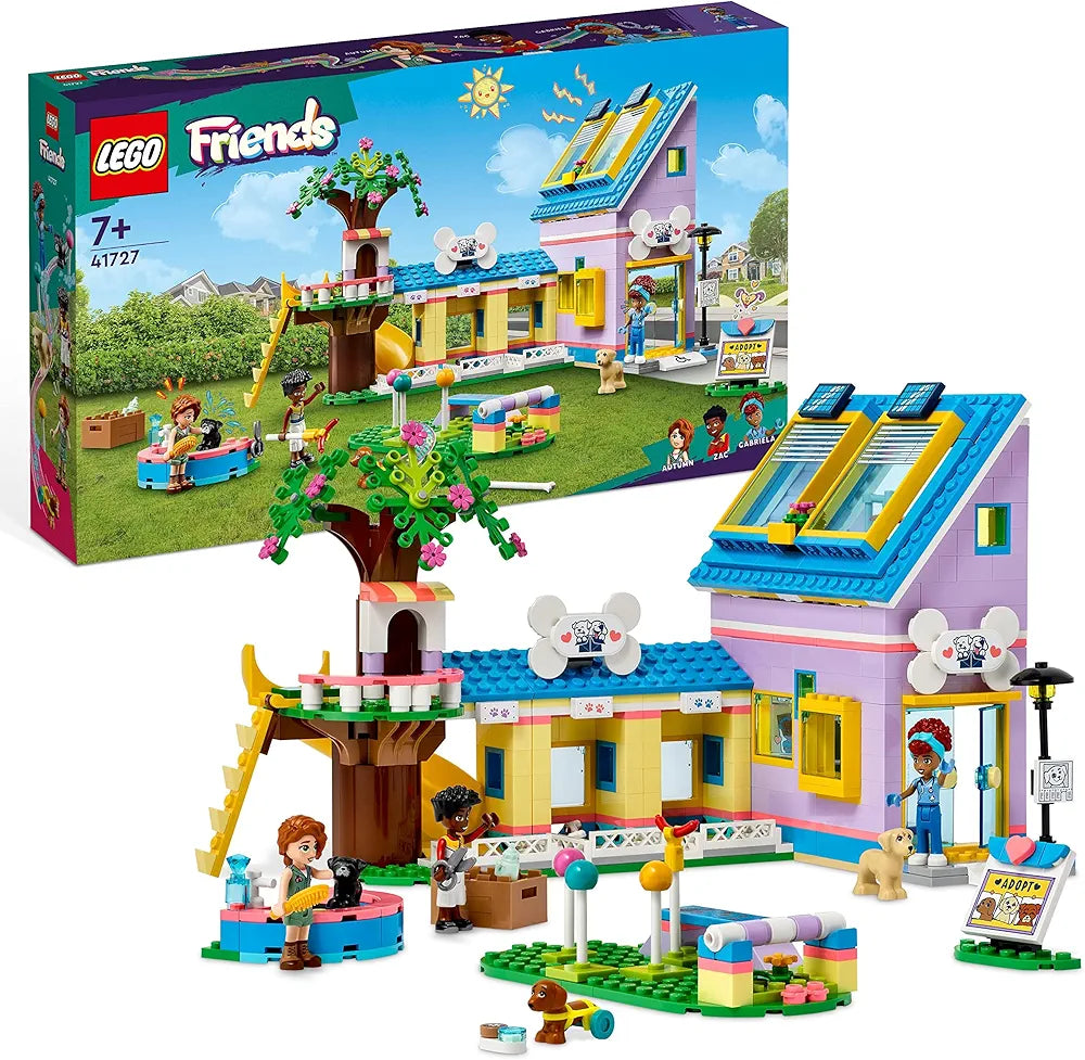 Lego Friends Dog Rescue Center 41727 Building Toy Set for Ages 7+; with 3 Mini-Dolls and 3 Dog Characters
