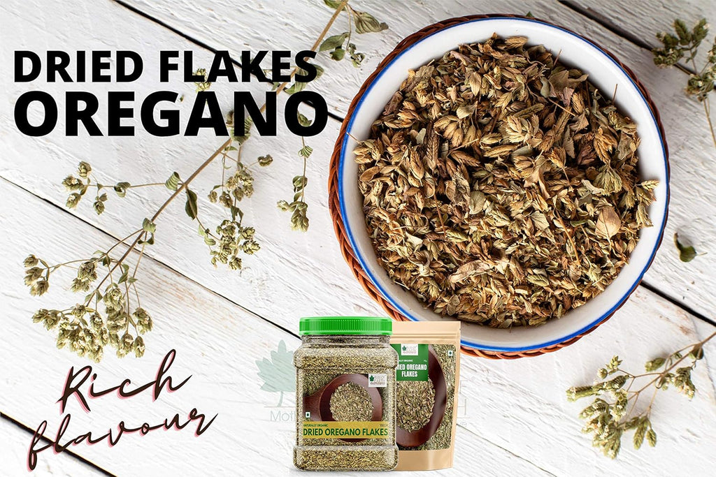 Bliss of Earth 100Gm Naturally Organic Dried Oregano Flakes For Seasoning On Pizza & Pasta