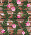 Indian Royals Decorative Wallpaper for Bedroom Brick Flower Wallpaper