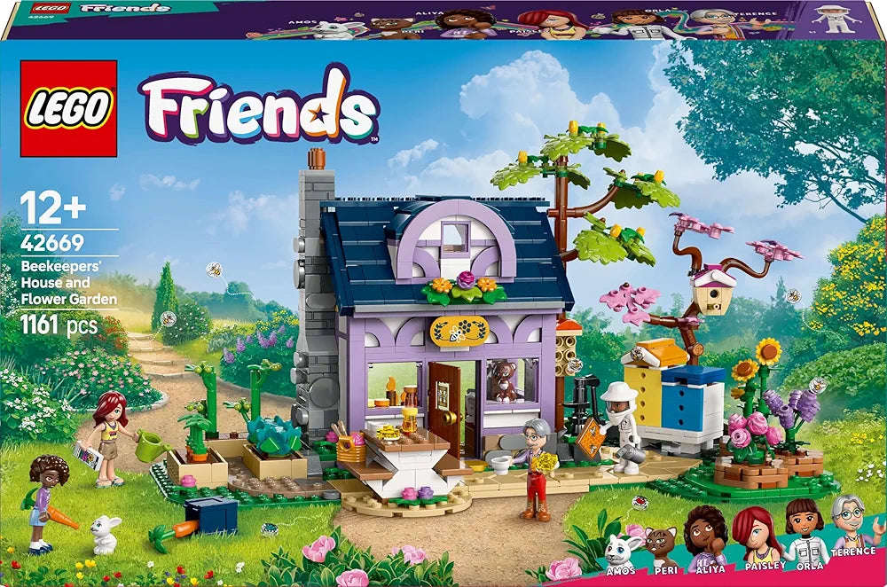 Lego Friends Beekeepers’ House and Flower Garden Building Kit 42669 Building Blocks Toys for 12+ Gift for Boys and Girls