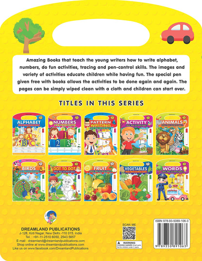 Dreamland Write and Wipe Book - Words