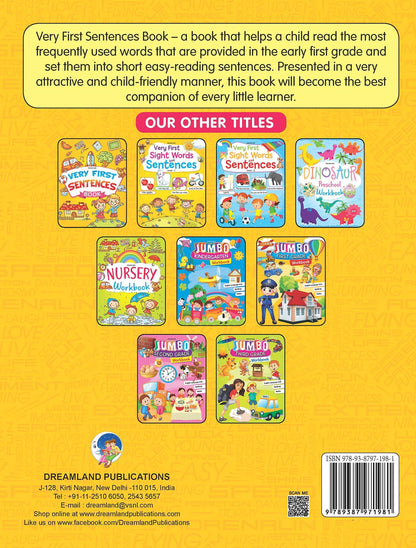 Dreamland Very First Sentences Book