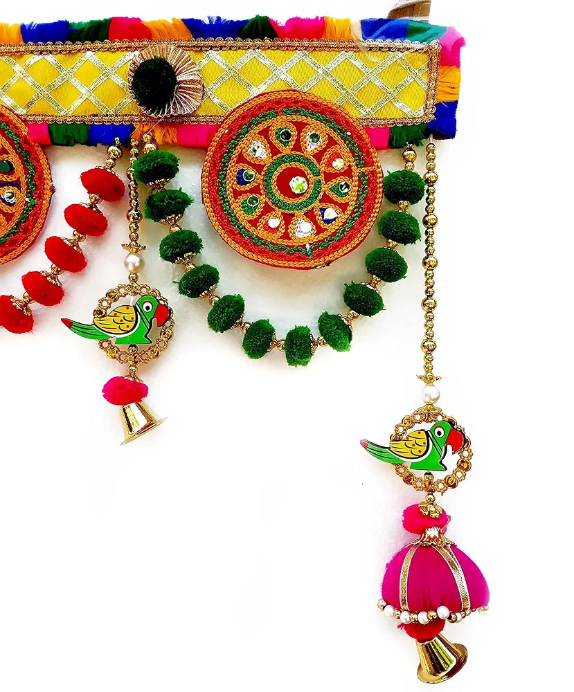CraftVatika Toran Hanging Bandarwal 94 Cm Multicolour