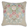 Haus & kinder Decorative Embroidered Cushion Cover  | Colour Medallion buta