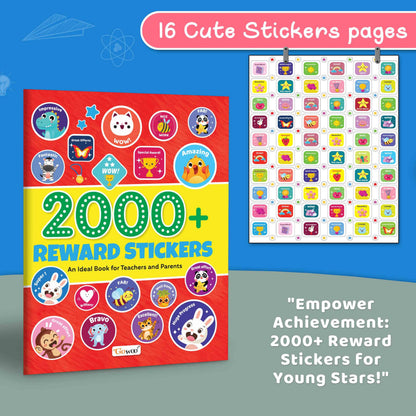 2000+ Reward Stickers: A Fun Sticker Book For Teachers And Parents - Encouraging And Celebrating Kids' Achievements With Over 2000 Stickers [Paperback]
