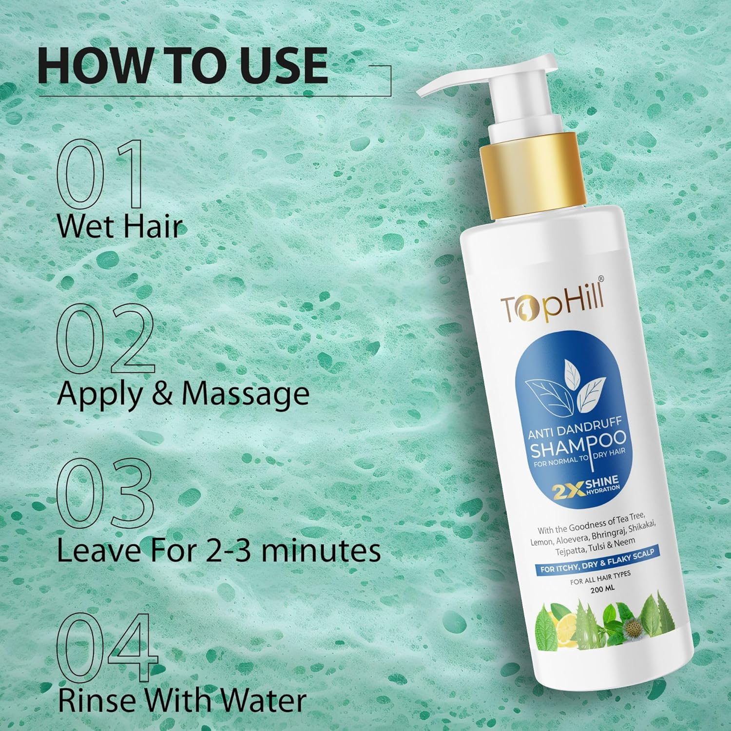 TopHill Anti Dandruff Shampoo - 200 ml