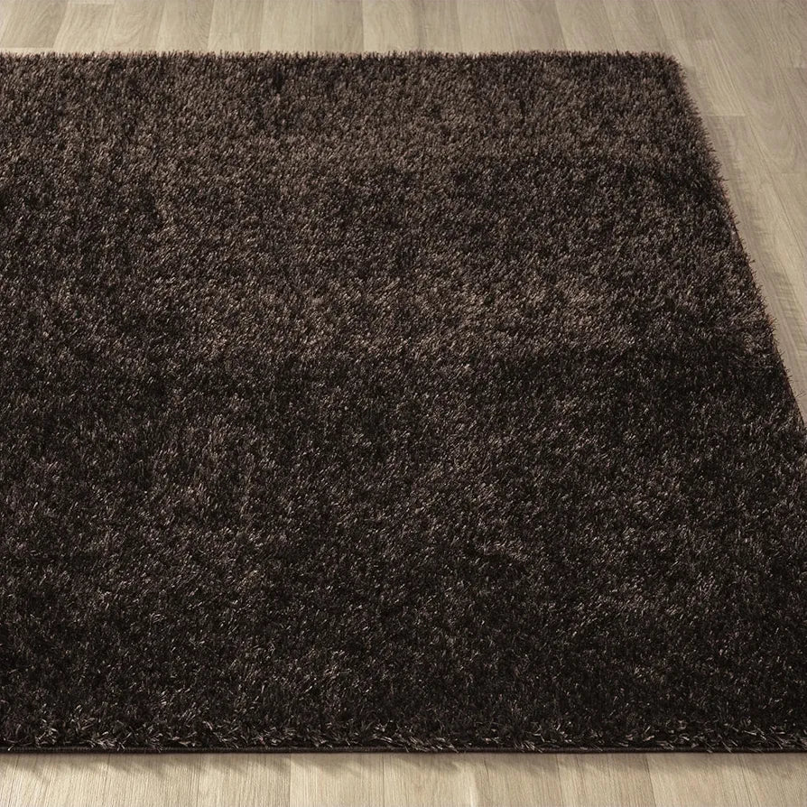 Ishro Home Premium Fuzzy Shag Carpet For Hall Rugs For Living Room Carpets For Living Room Colour Classic Brown 3x5 Fts