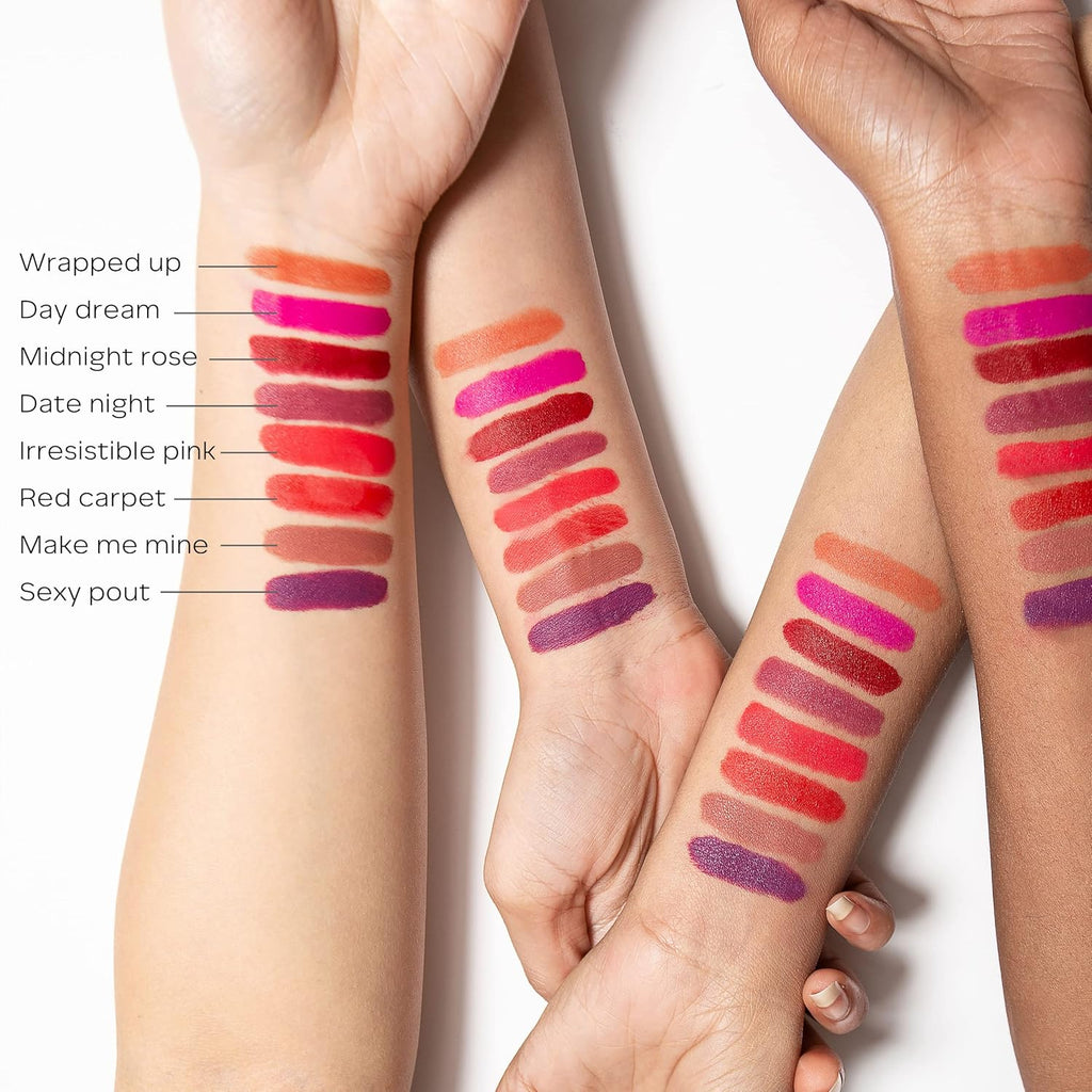 FACES CANADA Ultime Pro Matte Lip Crayon - Divine Rose (Nude), 2.8g | 8HR Long Stay | Smooth Creamy Matte Texture | Intense Color in 1 Stroke | Hydrates With Chamomile & Cocoa Butter