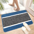 Kuber Industries Anti-Skid Water-Absorbent Door Mats for Home Micro Wings Lining Sky Blue