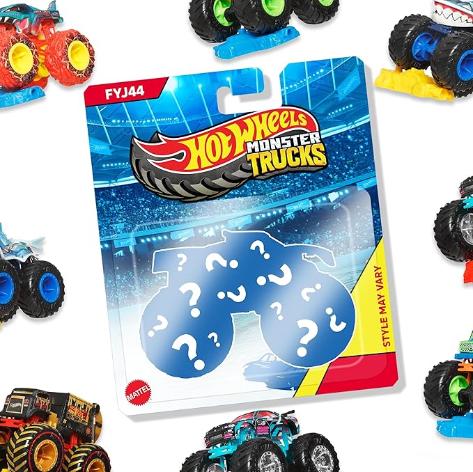 Hot Wheels Monster Truck Assorted Multi Color Plastic Truck
