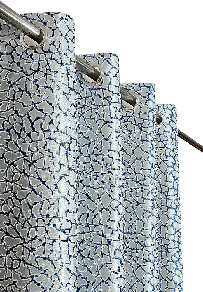 Homefab India 1 Piece Polyester Eyelet Door Curtain 7 feet