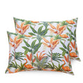 Huesland by Ahmedabad Cotton 144 TC Cotton Pillow Covers Set of 2 | Orange
