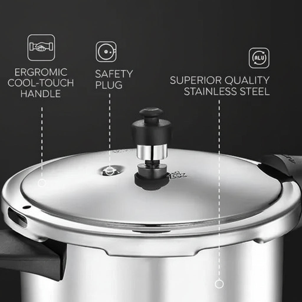 Judge by Prestige Ace Stainless Steel Outer Lid Pressure Cooker 5L