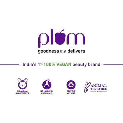 Plum Tea Tree Dandruff Control Shampoo, Paraben-Free with Piroctone Olamine