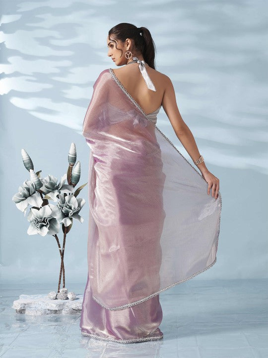 Tikhi Imli Sequinned Satin Saree