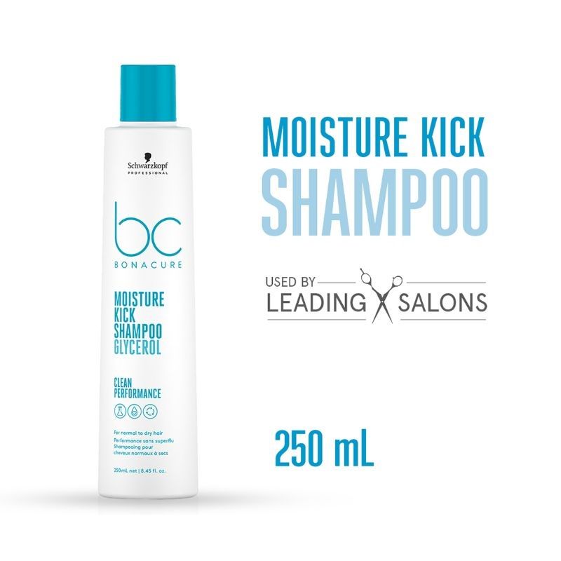 Schwarzkopf Professional Bc Moisture Kick Shampoo With Glycerol - For Dry Hair
