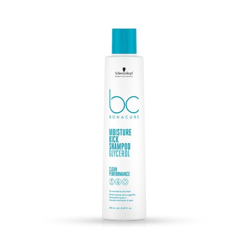 Schwarzkopf Professional Bc Moisture Kick Shampoo With Glycerol - For Dry Hair