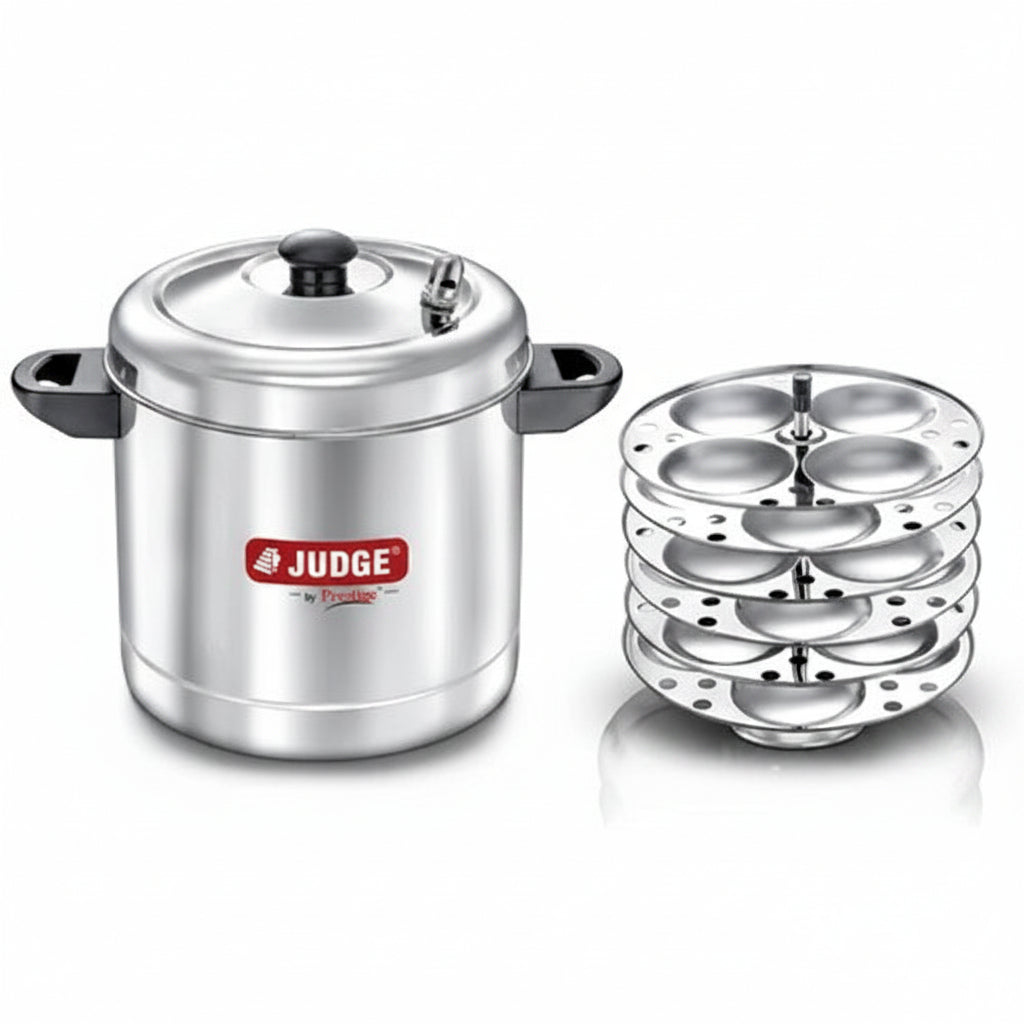 Judge by Prestige Stainless Steel Idli Cooker 6 Plates 24 Idlis