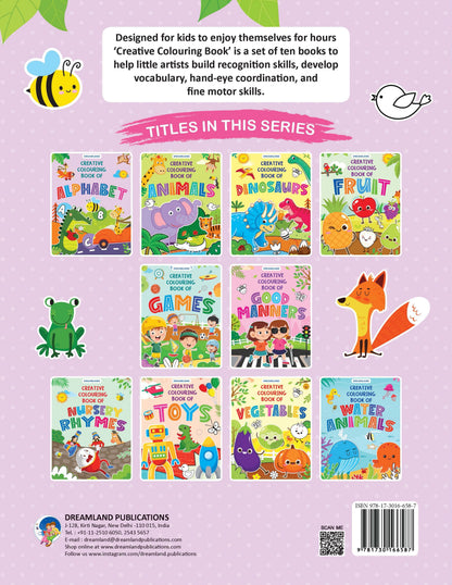 Dreamland Creative Colouring Book - Alphabet