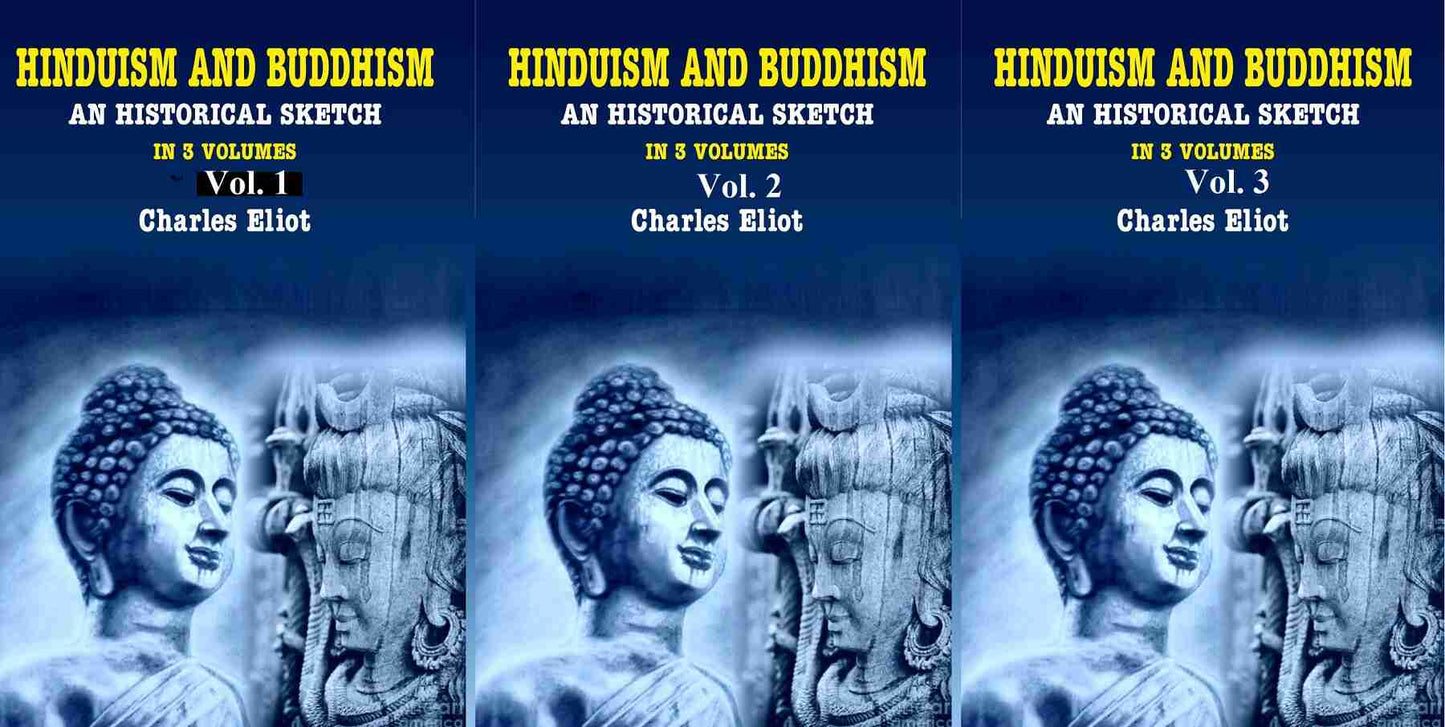 Hinduism and Buddhism An Historical Sketch 3 Vols. Set - Gyan Books